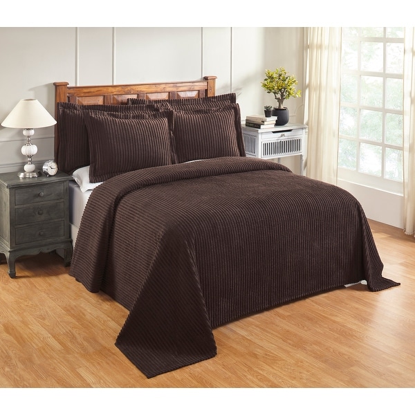 Better Trends Julian Collection in Solid Stripes Design 100% Cotton Tufted Chenille. Opens flyout.