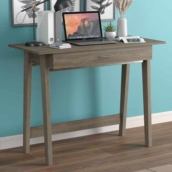 Computer Desk 40L Dark Taupe 1 Big Drawer Bed Bath & Beyond 34401710