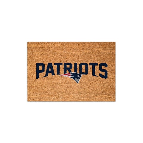 New England Patriots NFL Licensed Static Coir Door Mat