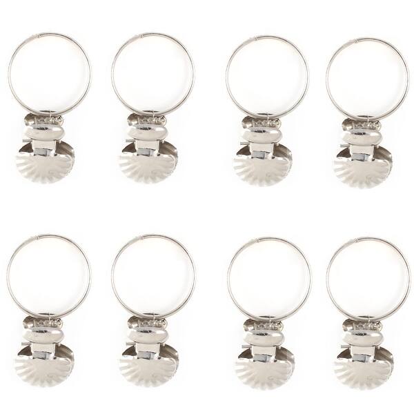 Shop Stainless Steel Shell Decor Window Curtain Clip Hooks Drapery