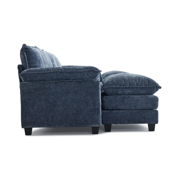 Double Layer Cushion Cloud Couch, Moludar Sofa With Double Layer Cushion Cloud Couch, Moludar Sofa With