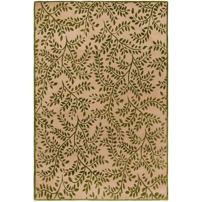 SAFAVIEH Couture Hand-knotted Lisbeth Vines Silk/ Wool Rug