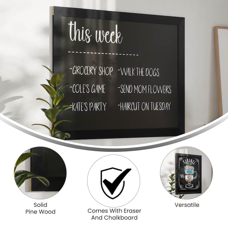 Wall Mounted Magnetic Chalkboard
