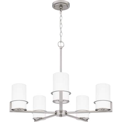 Seymour 5-Light Brushed Nickel Chandelier