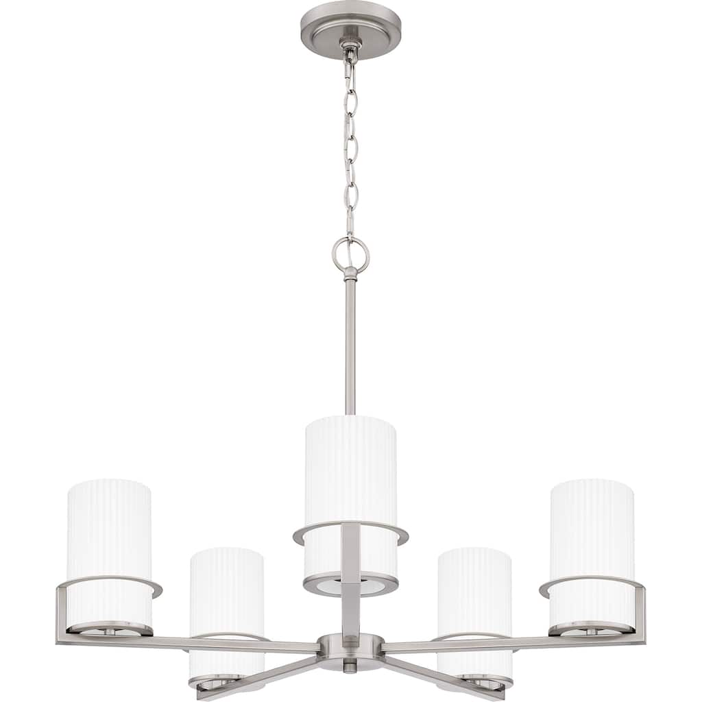 Seymour 5-Light Brushed Nickel Chandelier
