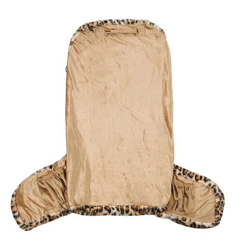 FauxFur Animal Pattern Reading Pillow Cover(Cover ONLY, NO INSERT)