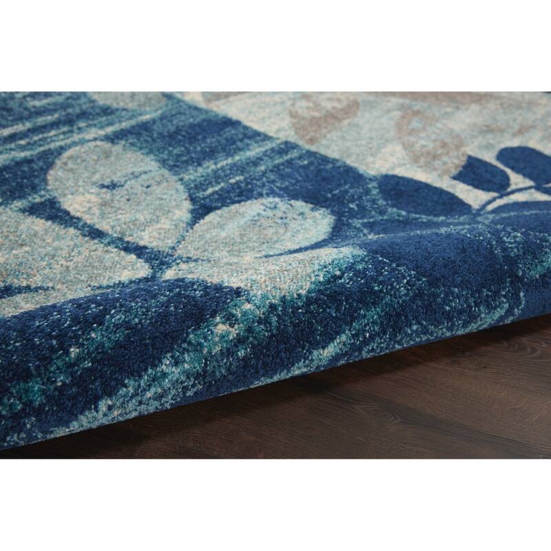 Jexo Power Loomed Stain Resistant Area Rug By HomeRoots - 87' X '63' X '0.5