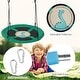 preview thumbnail 24 of 24, 40 Inches Saucer Tree Swing Round with Adjustable Ropes and Carabiners