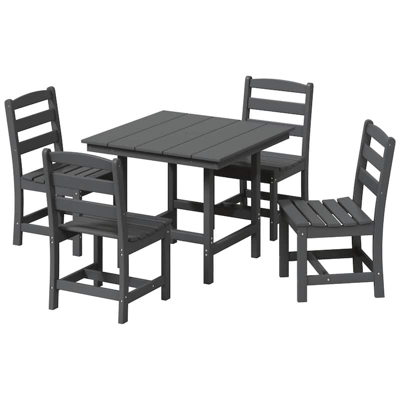 Shoreside 5-Piece Side Chair Dining Set - Gray