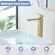 Bathroom Faucet With Pop Up Drain, Single Hole Bathroom Faucet Modern Single Handle Vanity Basin Faucet