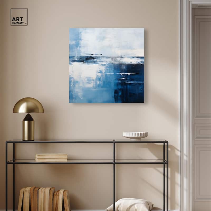 Cool Tones Canvas by Art Remedy, Gallery Wrapped