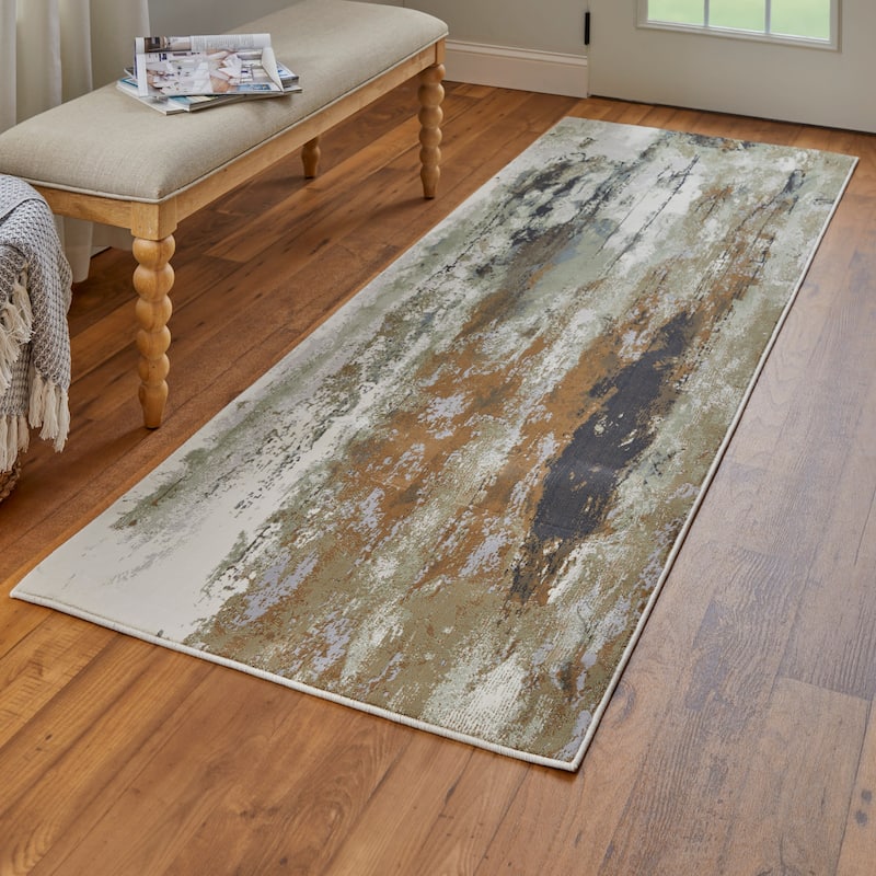 Grand Bazaar Takara Machine Made Abstract Modern Area Rug