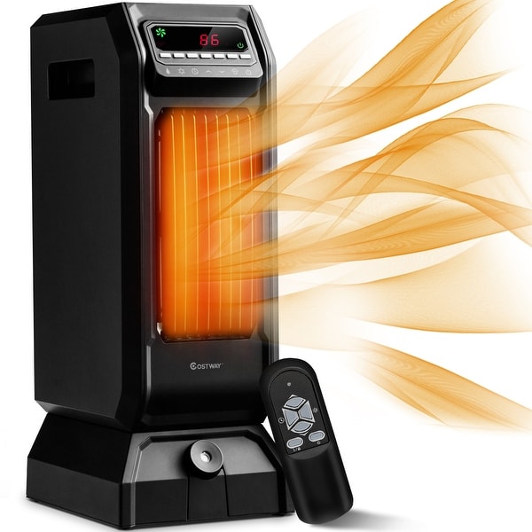 Costway Electric Space Heater 1500W 12H Timer Humidifier Remote Control Room Office