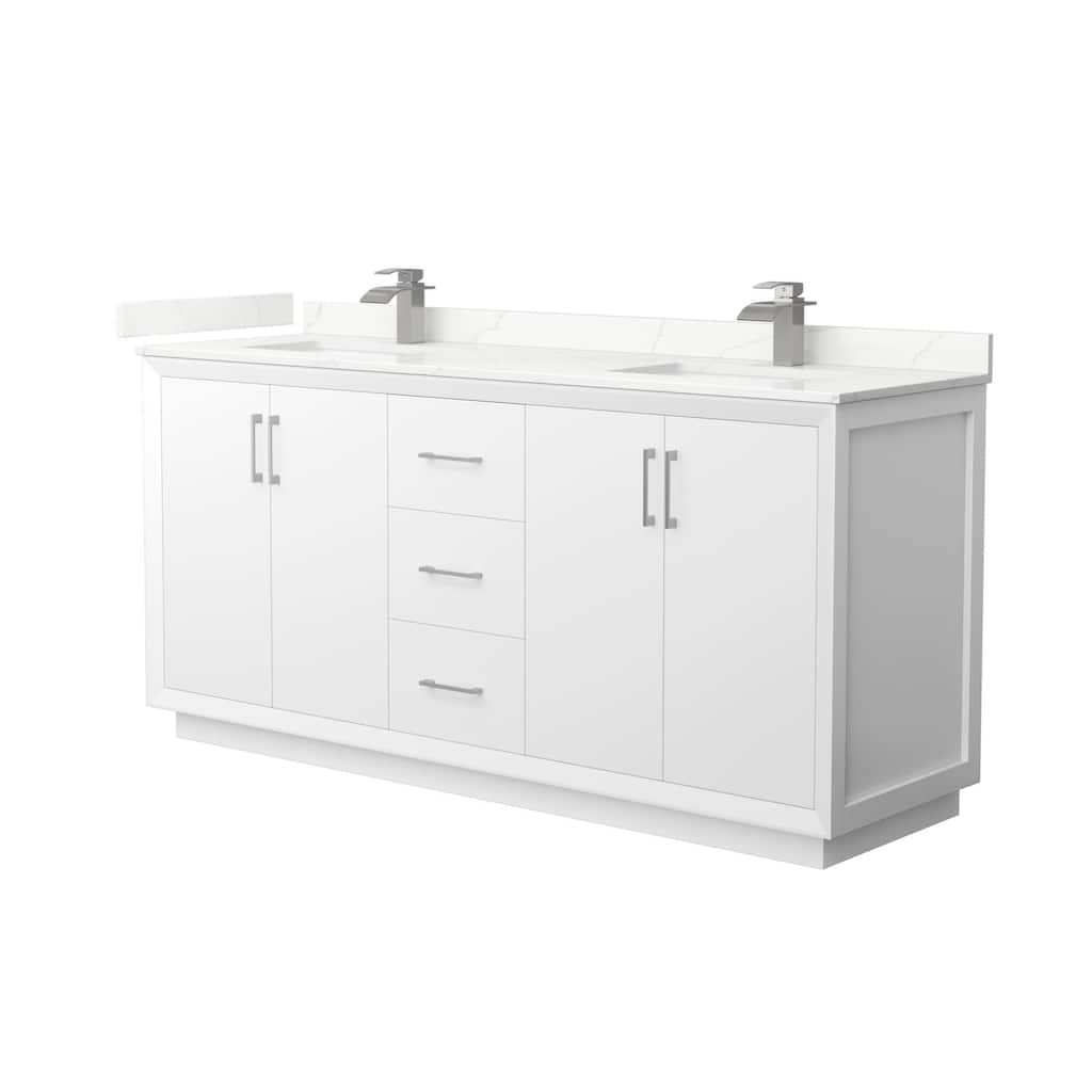 Wyndham Collection WCF414172D-QTZ-UNSMXX Strada 72" Free Standing