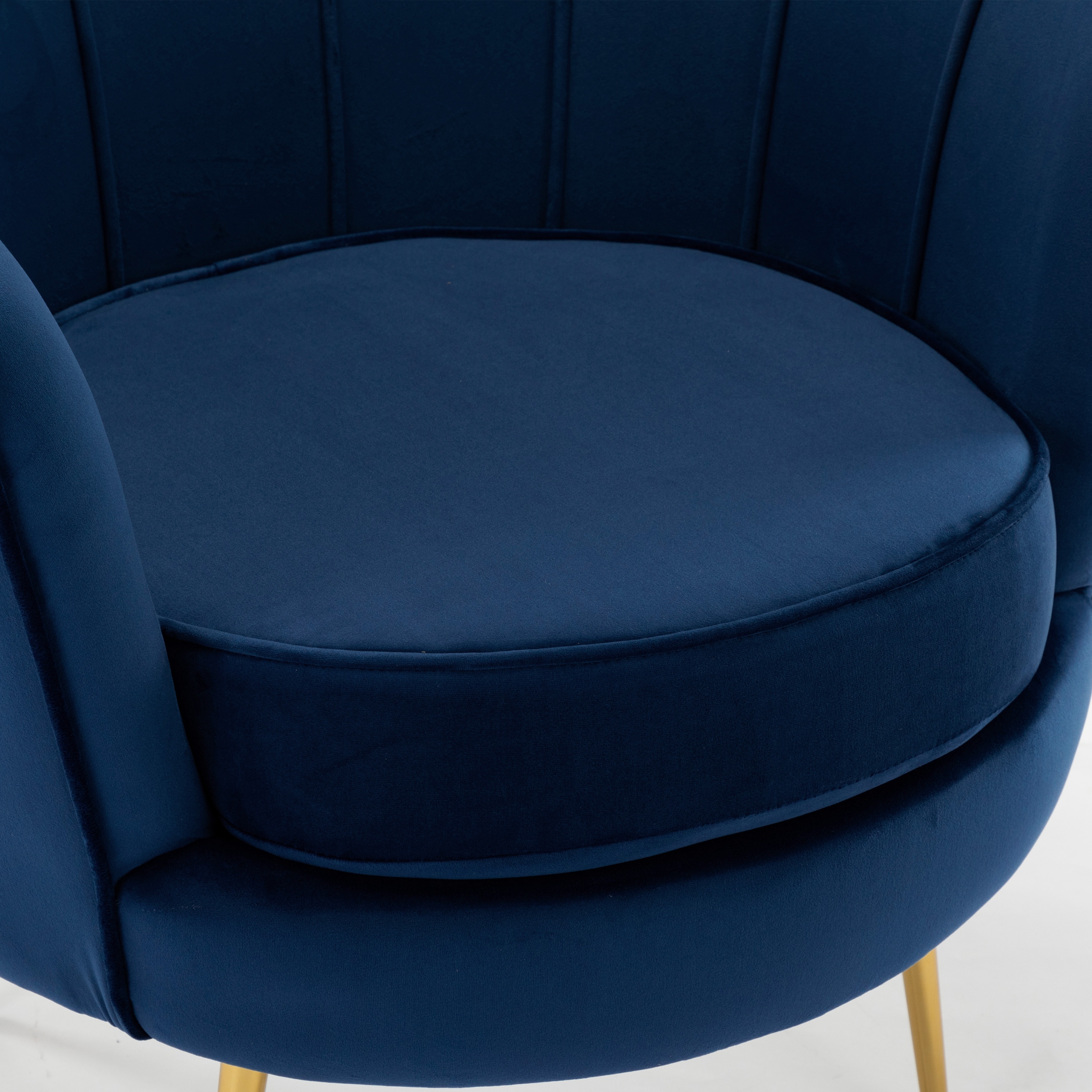 Lotus velvet accent tub chair sale