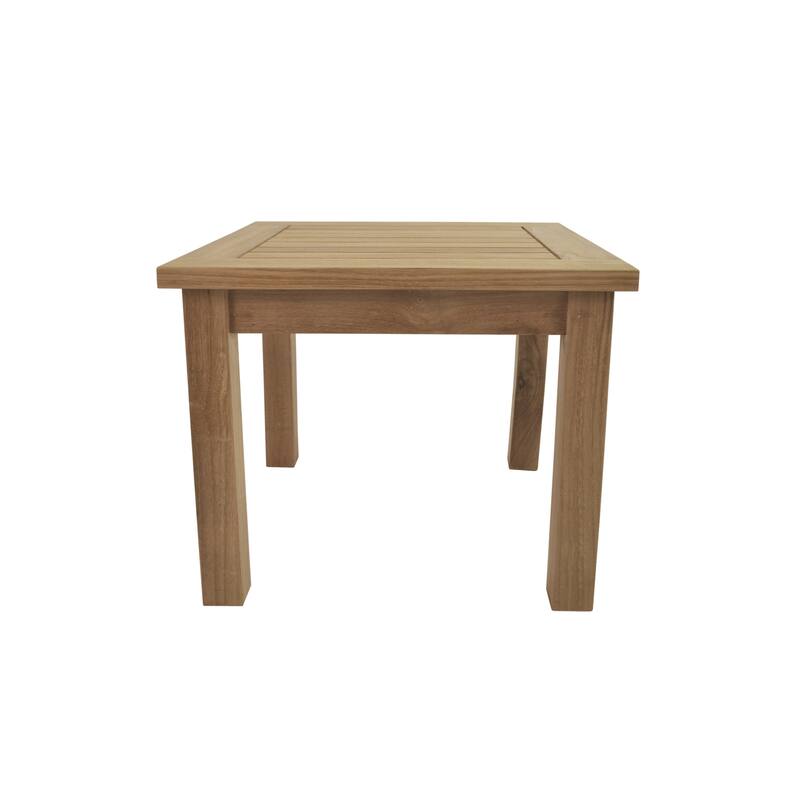 Porter 20" Square Teak Side Table