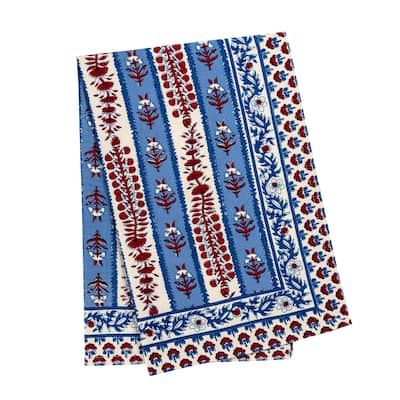 Couleur Nature Provence Avignon Tea Towels - Set of 3 - Red/Blue