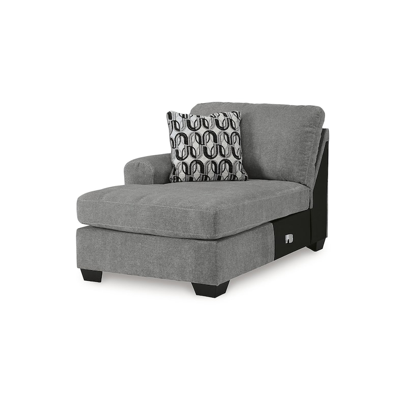 Signature Design by Ashley Birkdale Court Gray 3-Piece Sectional with Chaise