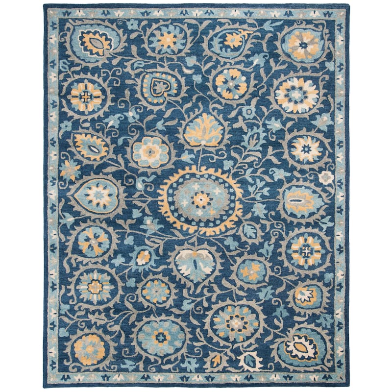 SAFAVIEH Handmade Heritage Zaynah Traditional Oriental Wool Rug