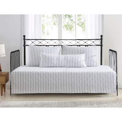 Stone Cottage Willow Way Ticking Stripe Cotton Daybed Cover Set