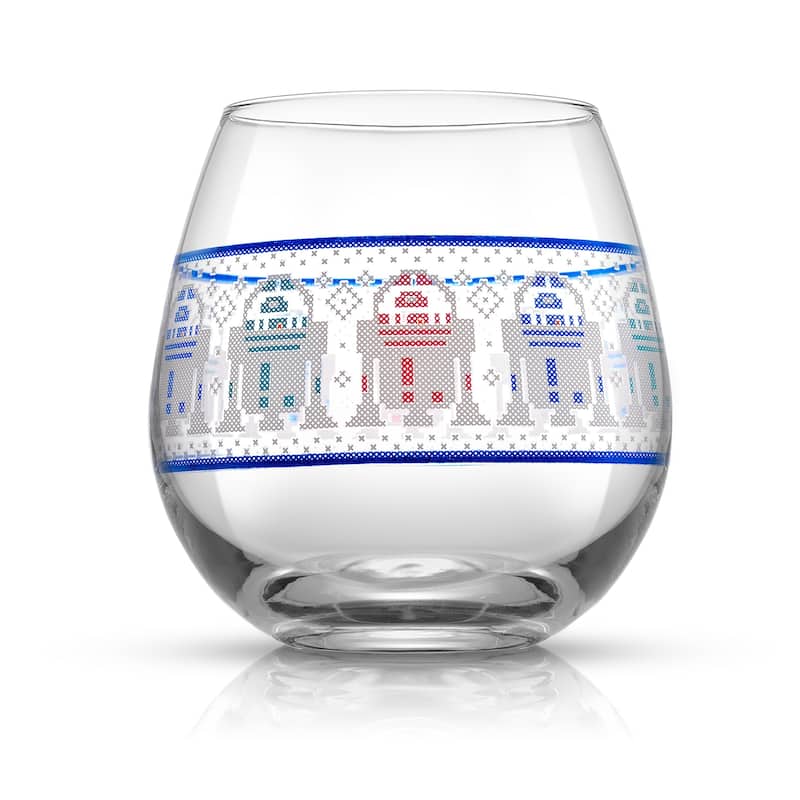 Star Wars Ugly Sweater Stemless Drinking Glass - 15 oz - Set of 4 - 15 oz