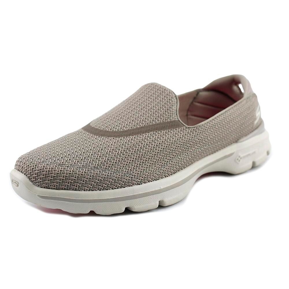 skechers go walk womens silver