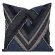preview thumbnail 10 of 18, Vintage Washed Denim Throw Pillow with Removable Cover