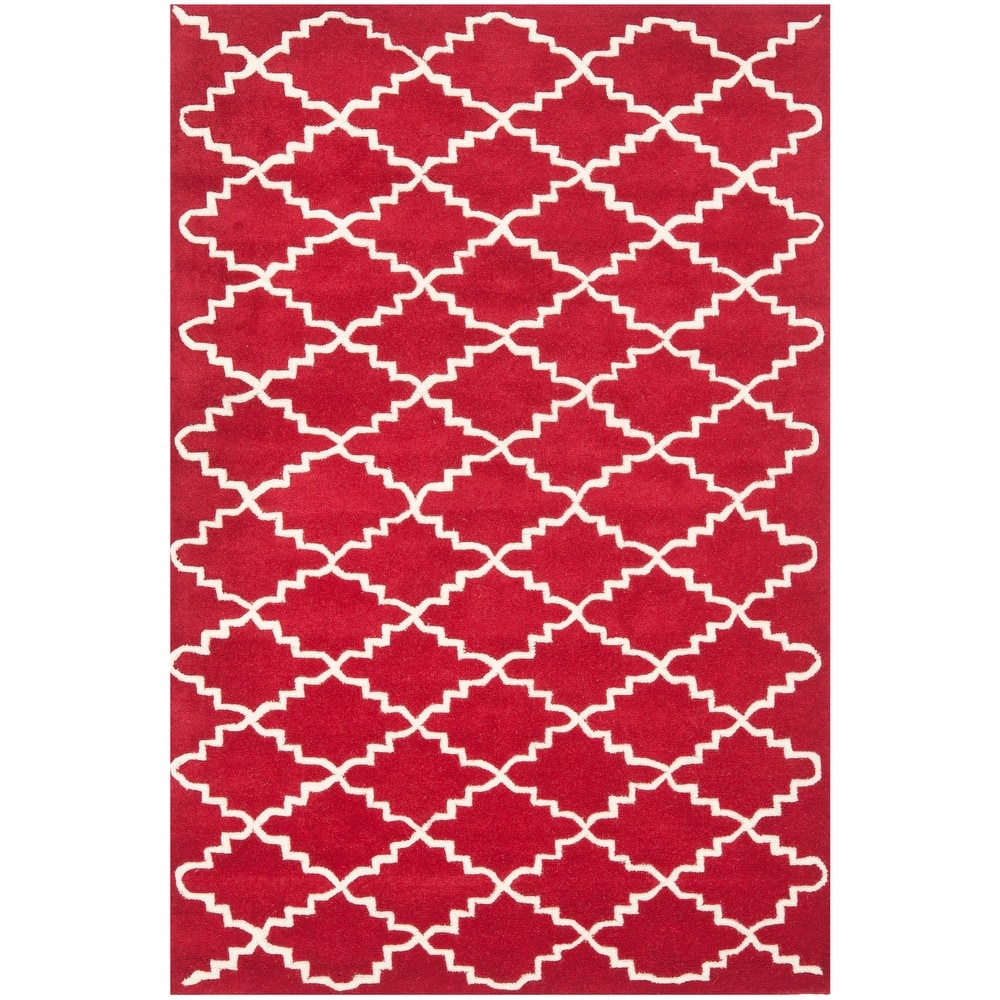 SAFAVIEH Handmade Chatham Slavna Modern Moroccan Wool Rug