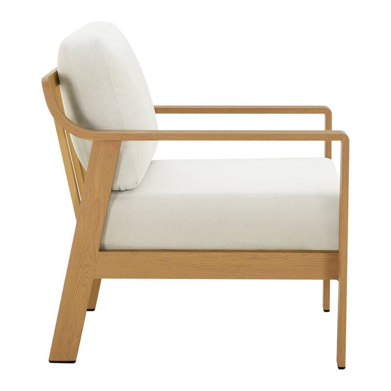 Spruce & Spring Outdoor Patio Furniture Set Aluminum Sofa Accent Chair