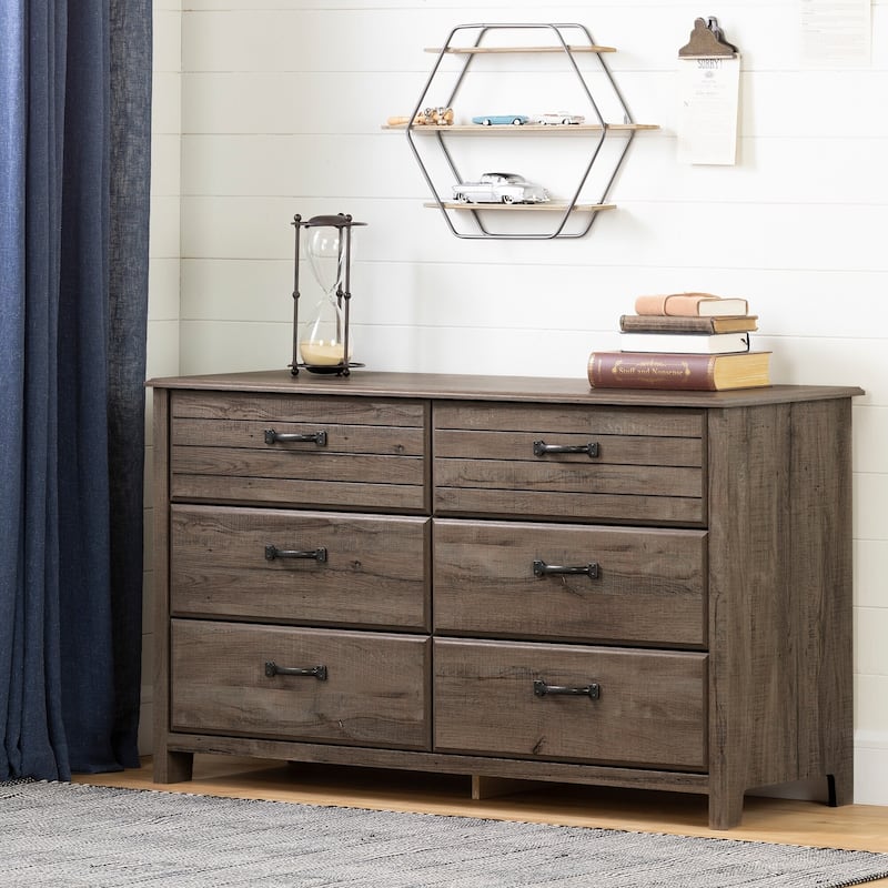 South Shore Ulysses 6-Drawer Double Dresser