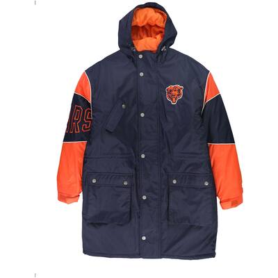 STARTER Mens Chicago Bears Jacket,, Blue, Large (Regular)