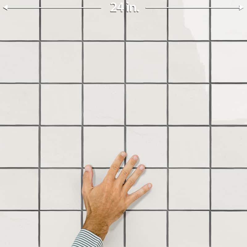 Merola Tile Menorca White 4" x 4" Ceramic Wall Tile