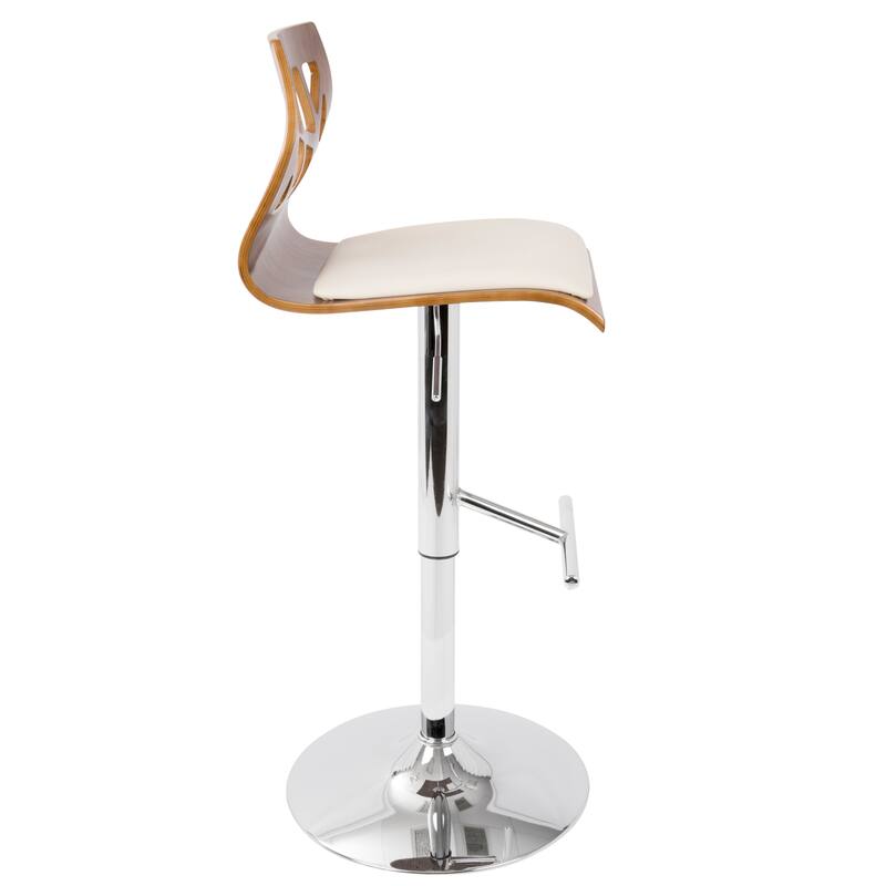 Carson Carrington Sala Adjustable Bar Stool with Straight T Footrest (Set of 3)