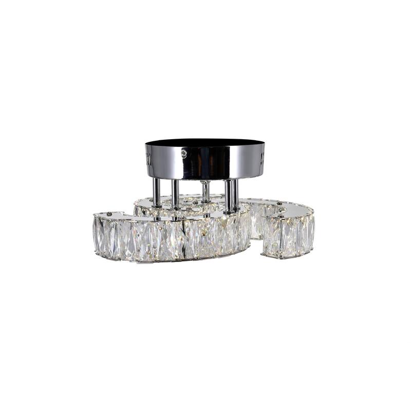Vienna Integrated LED Chrome Flush Mount - Stainless Steel