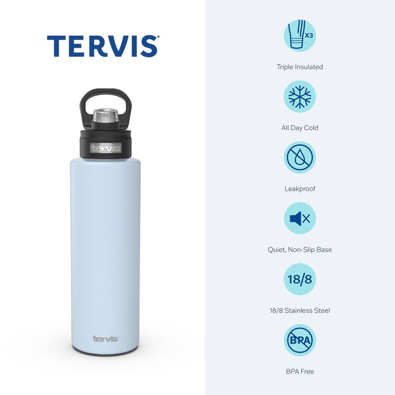 Tervis Kelly Ventura Protea Triple Walled Insulated Travel Tumbler, Stainless Steel