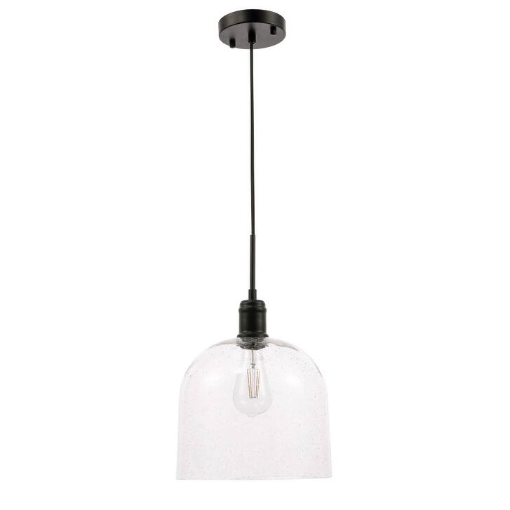 Candie 10-Inch 1-Light Clear Glass Pendant