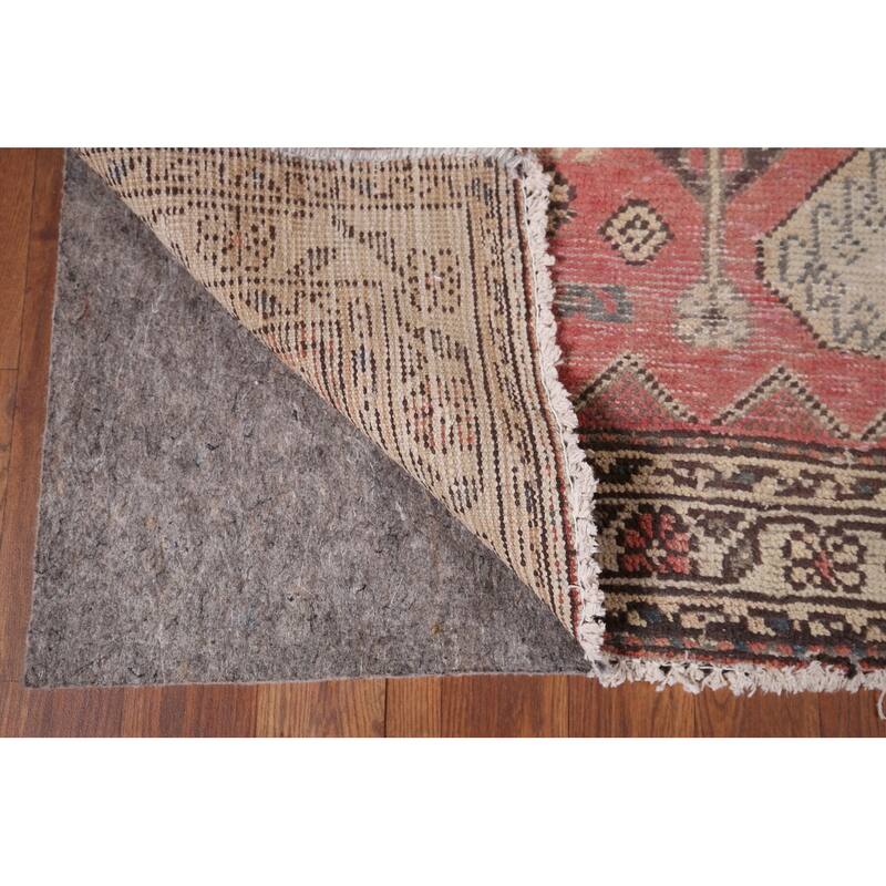 Distressed Tribal Bakhtiari Antique Persian Rug Handmade Wool Carpet - 4'3" x 6'6"
