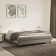 preview thumbnail 33 of 46, vidaXL Pocket Spring Bed Mattress Light Gray/Dark Gray multi size Velvet White and light gray - King