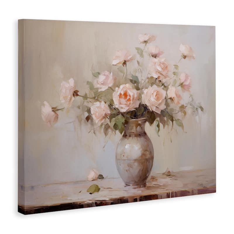 Stupell Romantic Bouquet of Roses Canvas Wall Art Design By Arlington Prints