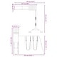 preview thumbnail 4 of 19, vidaXL Swing Set Outdoor Backyard Wooden Playground Equipment for Kids Age 3-8