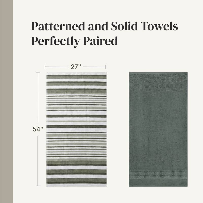 Modern Threads Pax 6-Piece Yarn Dyed 100-Percent Cotton Towel Set