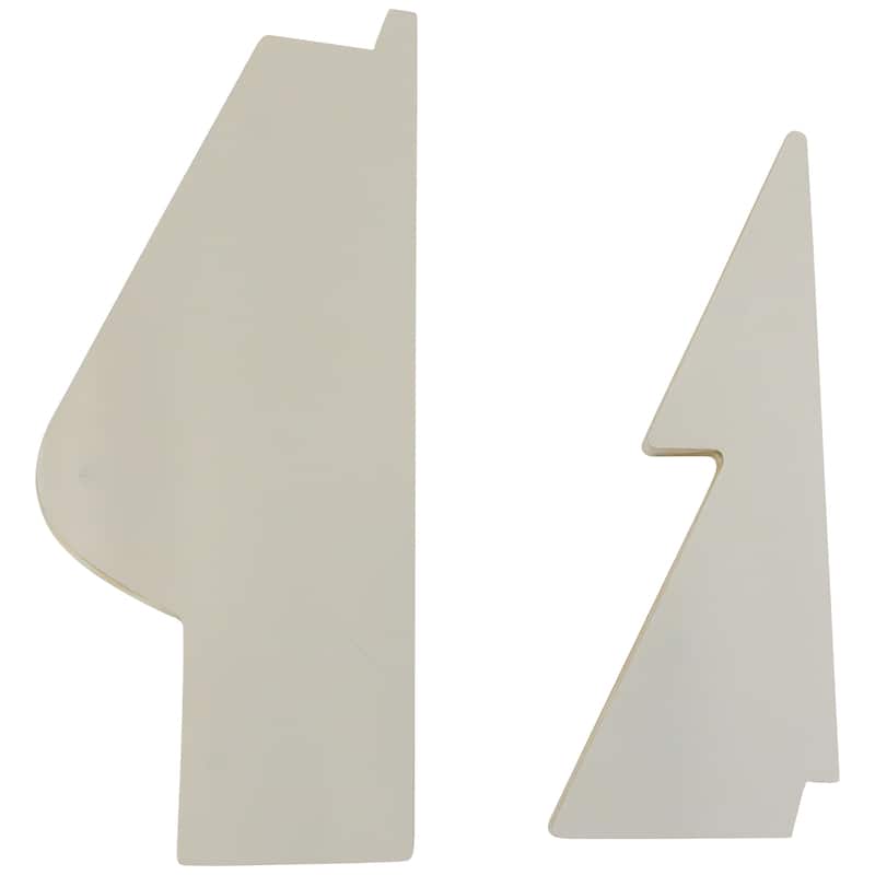 Tall Paper Accordion Honeycomb Foldable Christmas Tree - 4' - Cream