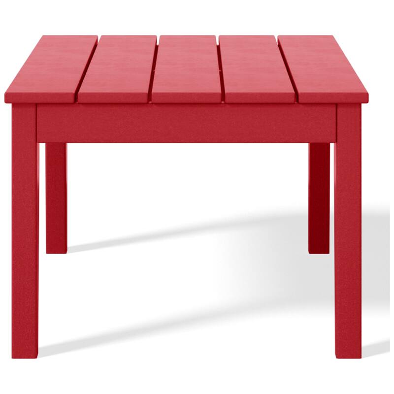 Laguna Poly 3-Piece Bench With Coffee Table