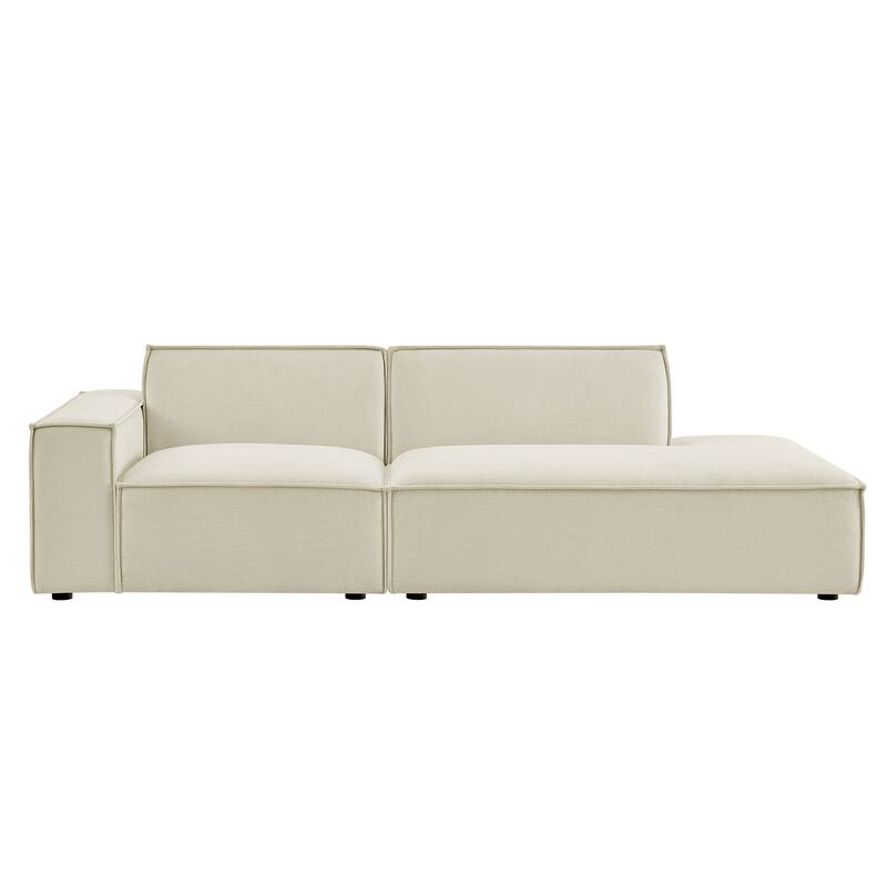 Restore 2-Piece Performance Fabric Upholstered Modular Loveseat