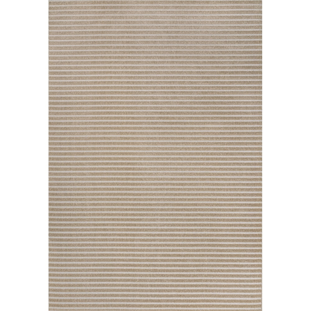 JONATHAN Y Maribo Minimalist Scandi Striped Navy/ivory Area Rug