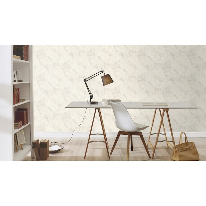 Rasch Galner Ivory Leaves Wallpaper