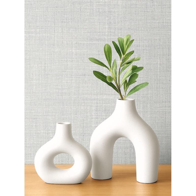 Seabrook Designs Vespia Faux Non-Woven Unpasted Wallpaper