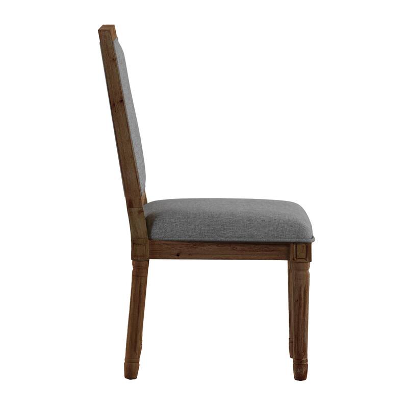 Deana Rectangular Linen Dining Chairs (Set of 2) by iNSPIRE Q Artisan