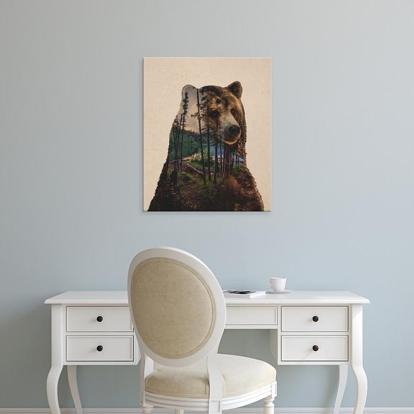Easy Art Prints Davies Babies's 'Bear Lake' Premium Canvas Art