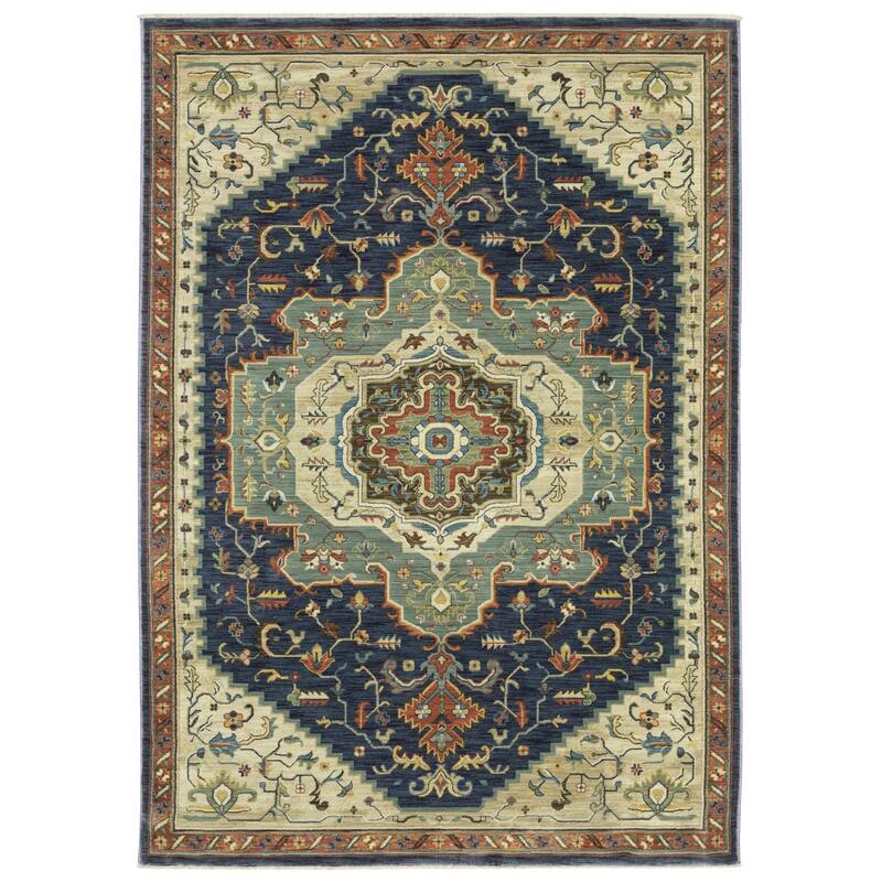 HomeRootsOriental Traditional Rectangle Area Rug